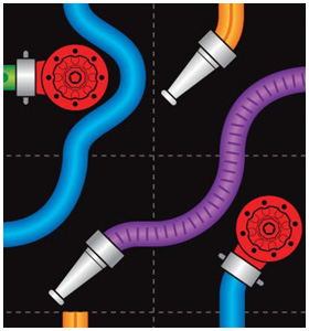 Hoses and Hydrants Print-n-Play Game